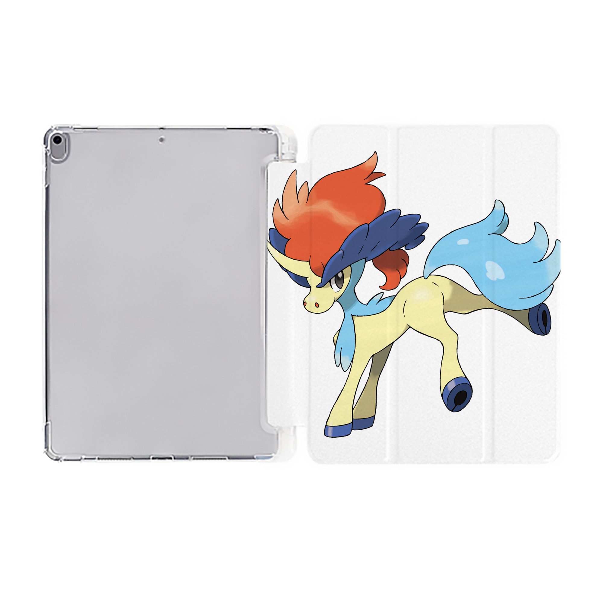 （画像用） ポケットモンスター Pokémon IPad ケース ペン収納付き 三つ折りスタンド PUレザー×シリコン 対応機種9.5/10.5/10.9インチ
